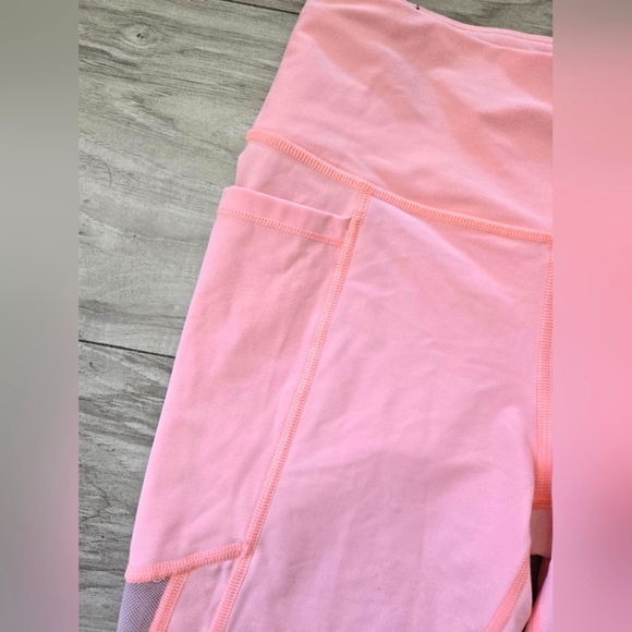 Victoria Sport Pink High-Waisted Leggings- Size XS - Picture 3 of 8